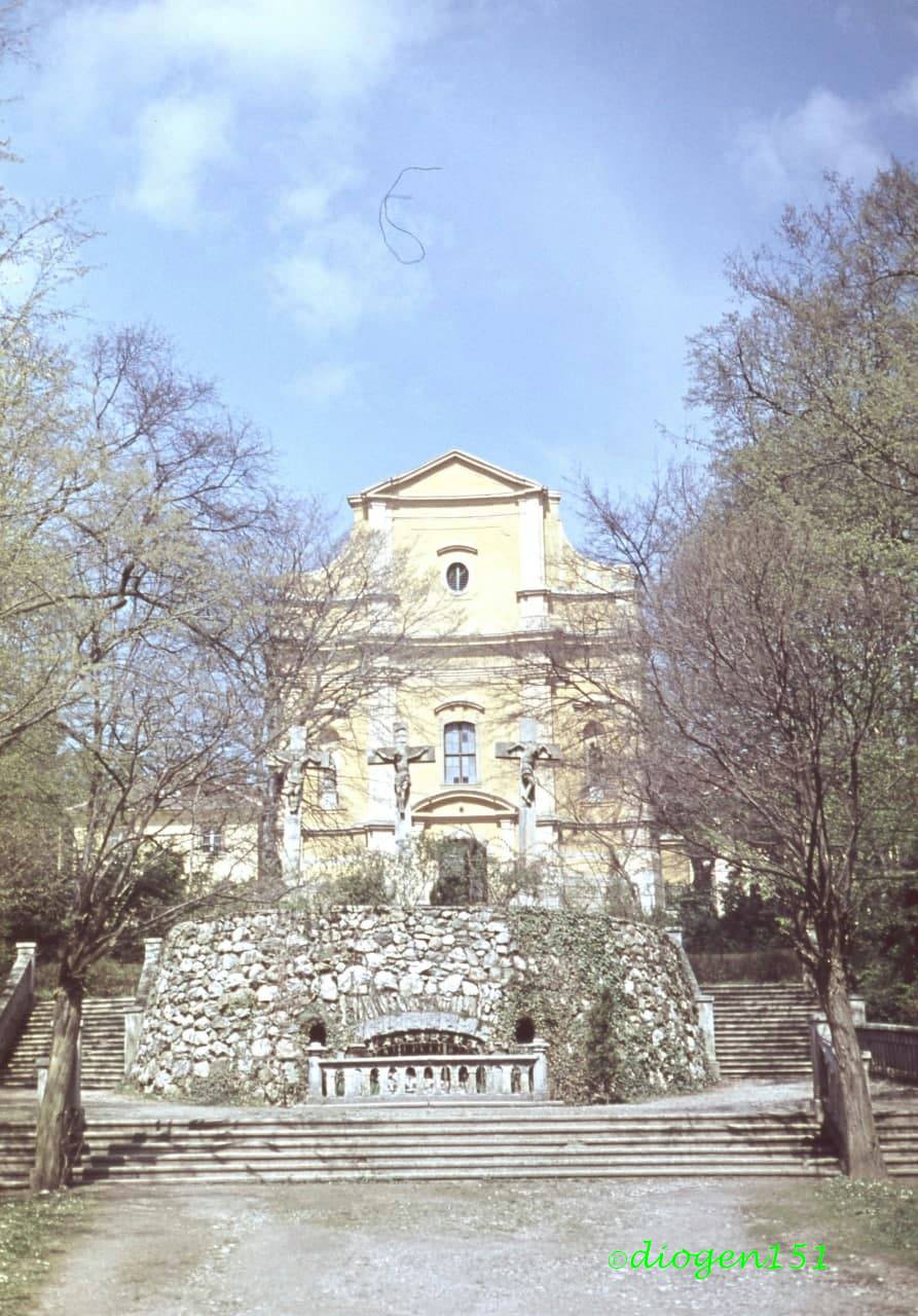Crkva sv. Franje Ksaverskog oko 1970. godine (Foto S. Sacher)